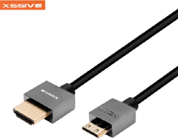 XSSIVE SLIM MINI HDMI CABLE 1.8M