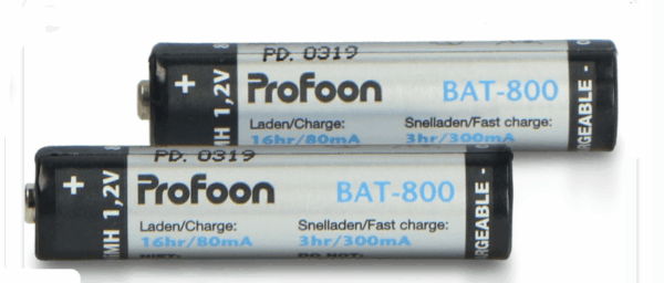 Profoon Recharge Accu – AAA oplaadbare telefoonbatterij - Afbeelding 2
