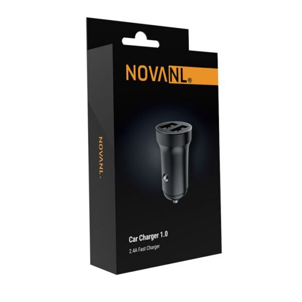 NovaNL Car Charger 2.0 – USB-C & USB-A, snel en veilig opladen onderweg