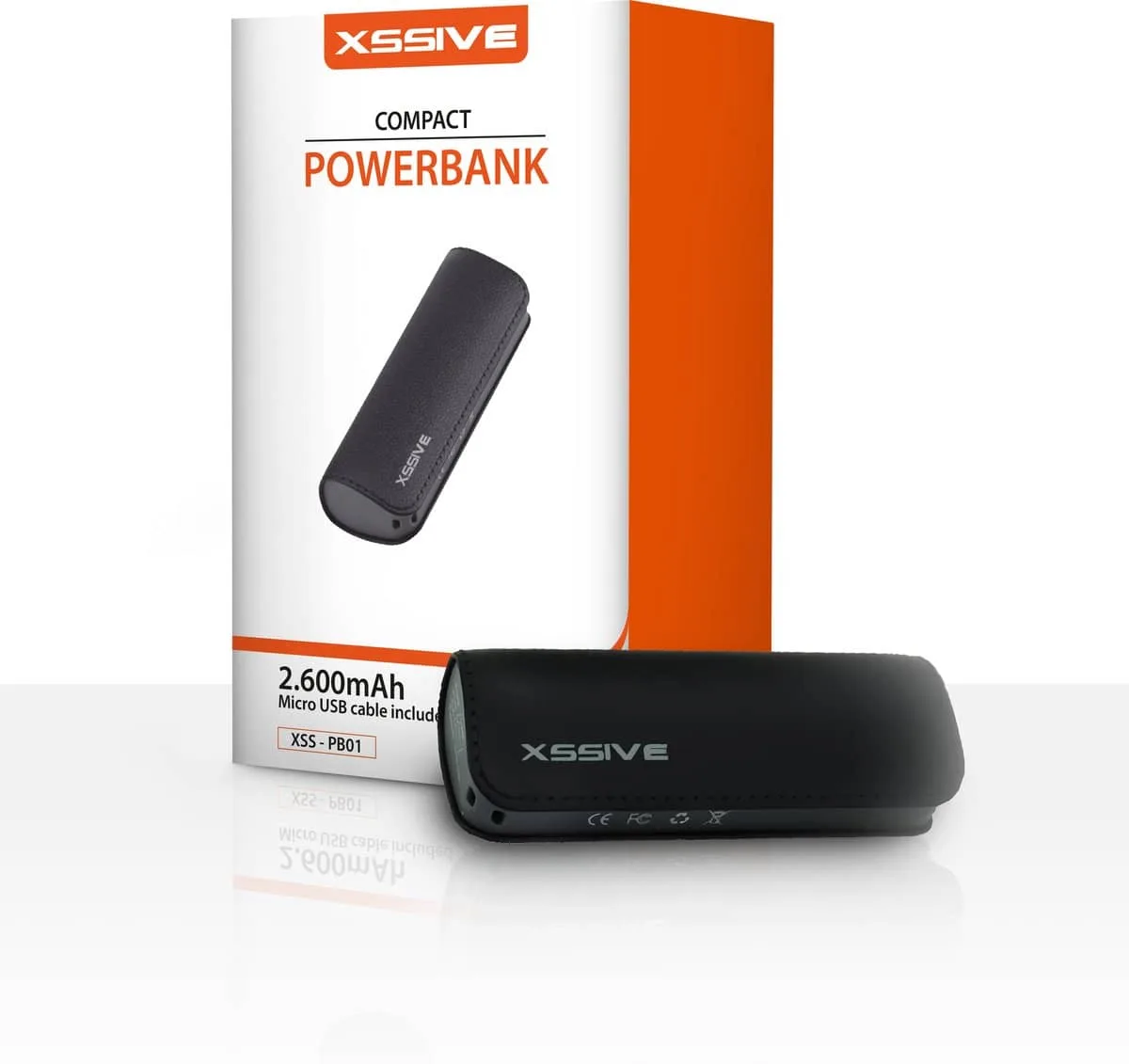 XSSIVE Compact Powerbank 2600mAh XSS-PB01 1 XSSIVE Compact Powerbank 2600mAh XSS-PB01
