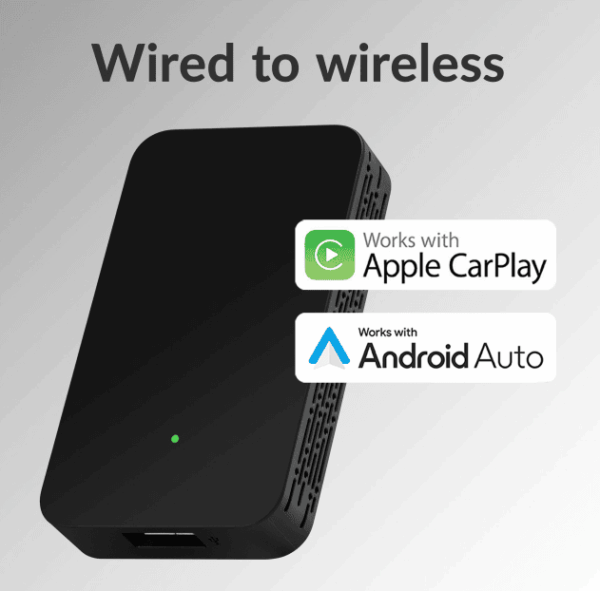 Adapter voor draadloze Apple CarPlay & Android Auto – Plug & Play gemak
