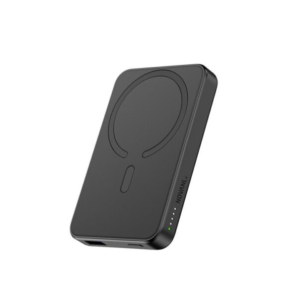NOVANL PowerUp MagNetic 5000mAh Power Bank Black