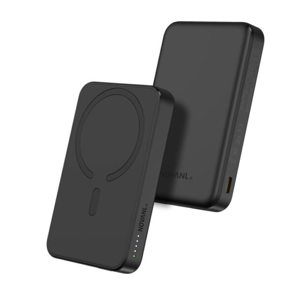 NOVANL PowerUp MagNetic 5000mAh Power Bank Black - Afbeelding 3