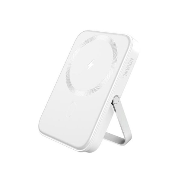 NOVANL PowerUp MagStand Pro 5.000mAh Power Bank White - Afbeelding 3