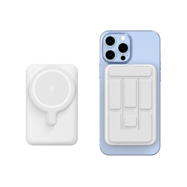 NOVANL PowerUp MagStand 10.000mAh Power Bank White - Afbeelding 2
