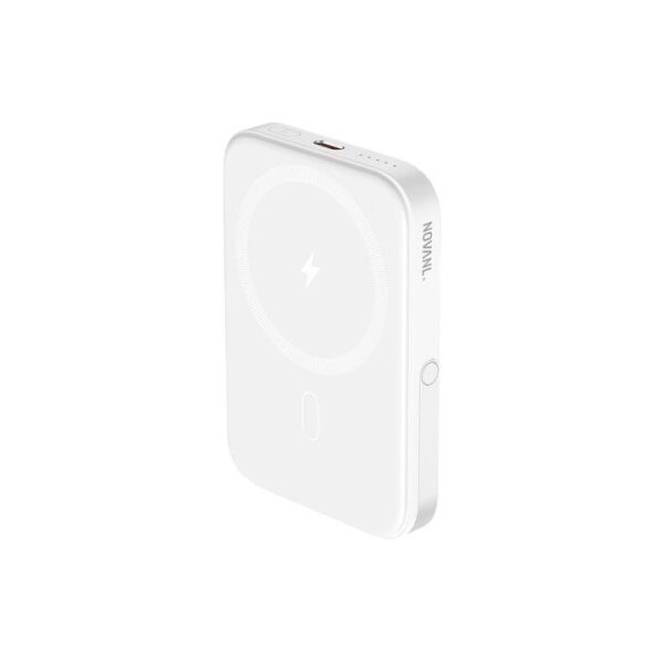 NOVANL PowerUp MagStand Pro 5.000mAh Power Bank White - Afbeelding 4