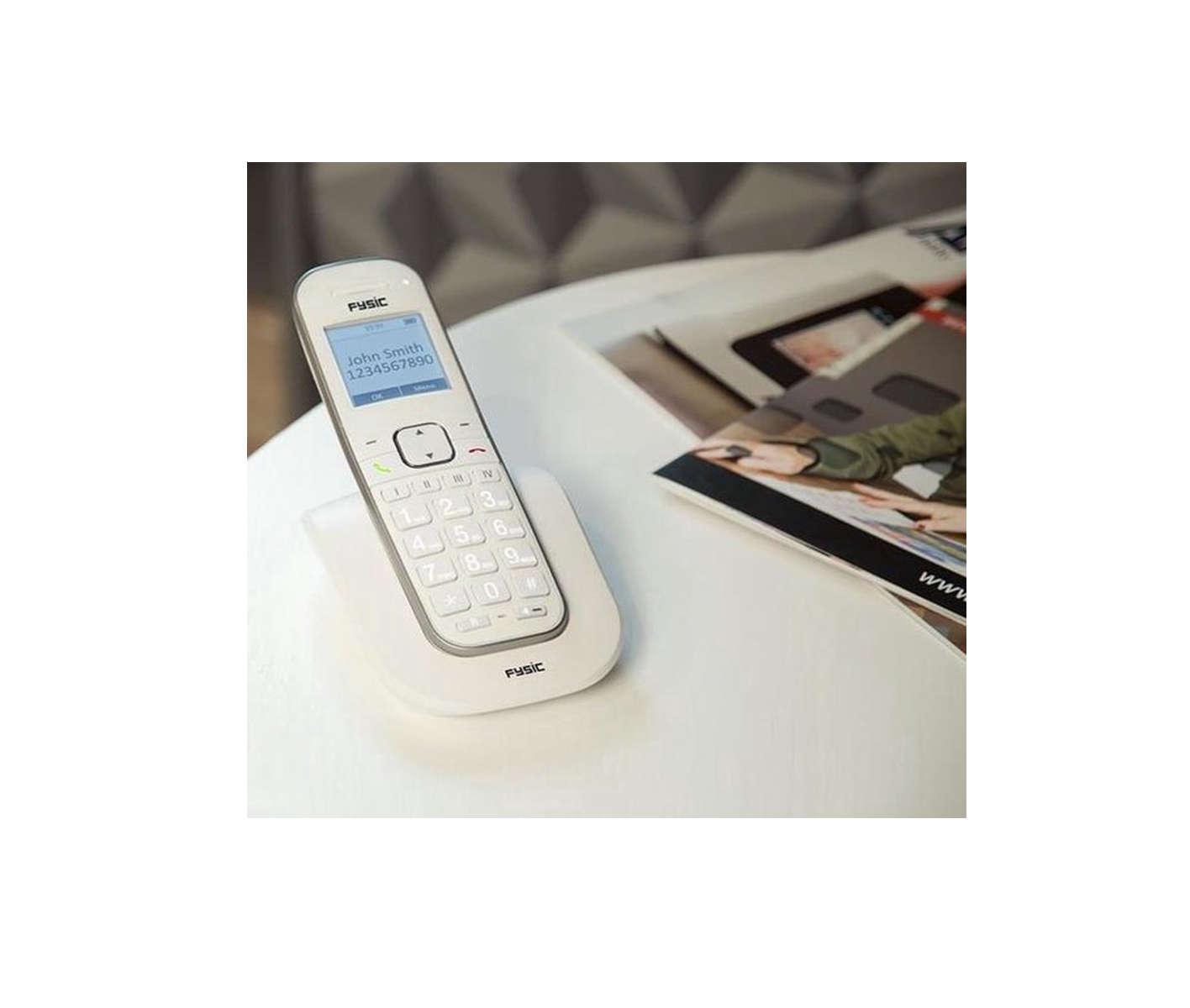 Fysic FX-9000 – Senioren DECT Telefoon met Extra Luid Geluid – Wit - Afbeelding 2