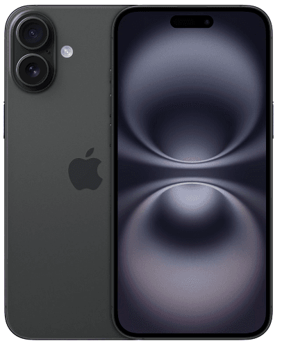 Apple iPhone 16 128GB zwart 1 Apple iPhone 16 128GB zwart