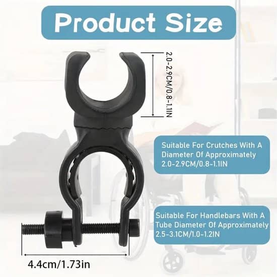 Universele Stokhouder / Krukhouder – 360° Draaibaar 4 Universele Stokhouder / Krukhouder – 360° Draaibaar - Afbeelding 4