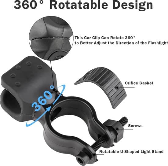 Universele Stokhouder / Krukhouder – 360° Draaibaar 1 Universele Stokhouder / Krukhouder – 360° Draaibaar