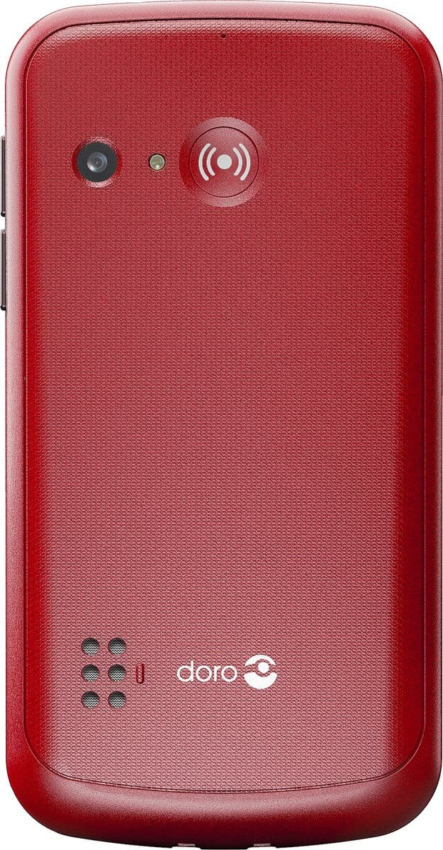 Doro 1880 Senioren GSM 4G – Groot Scherm – Alarmknop – Camera – Zaklamp (Rood) 2 Doro 1880 Senioren GSM 4G – Groot Scherm – Alarmknop – Camera – Zaklamp (Rood) - Afbeelding 2