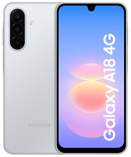 Samsung Galaxy A18 4G 128GB zilver 1 Samsung Galaxy A18 4G 128GB zilver