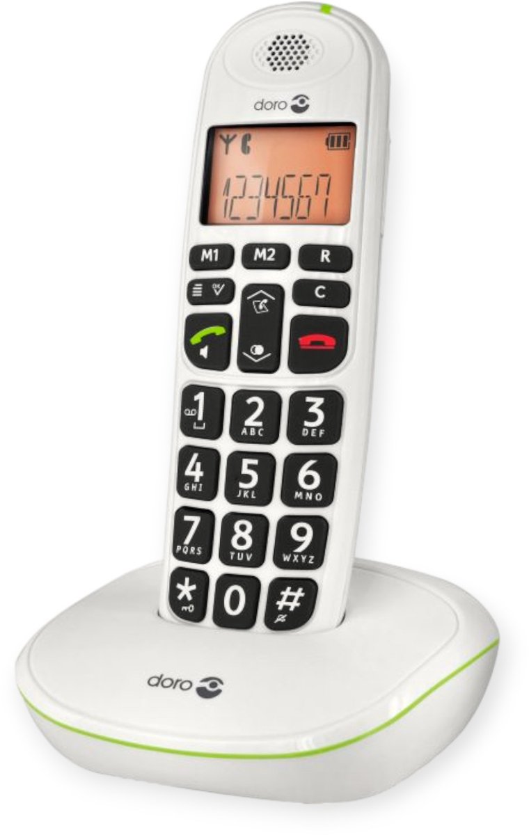 Doro PhoneEasy 100W - Single DECT telefoon - Wit 1 Doro PhoneEasy 100W - Single DECT telefoon - Wit